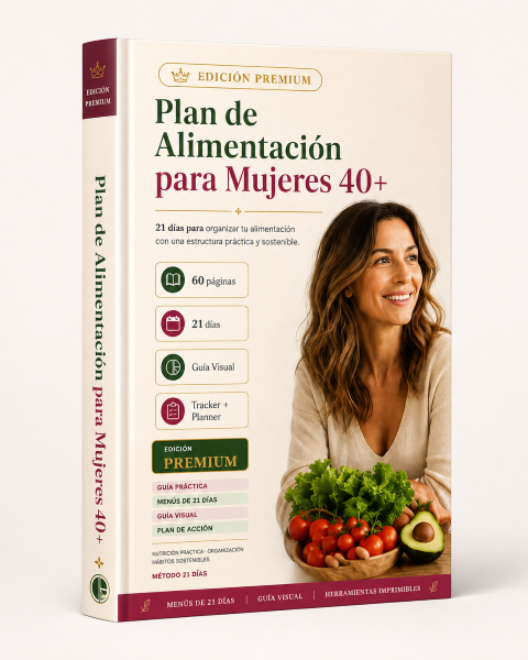 Ebook principal Plan de Alimentación para Mujeres 40+